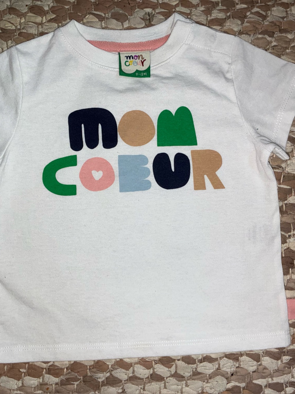 White Short Sleeve Graphic Tee for Kids